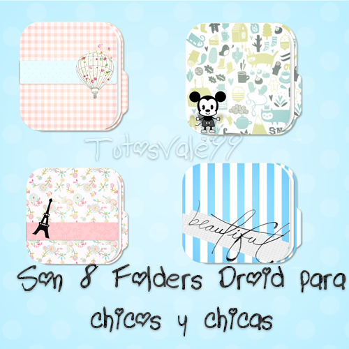 Folders Droid para Chicos y Chicas