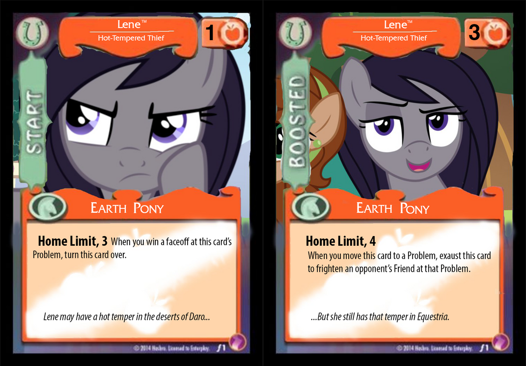 MLP CCG OC Mane Character Card Lene (MLS) by MathewSwiftVA on DeviantArt