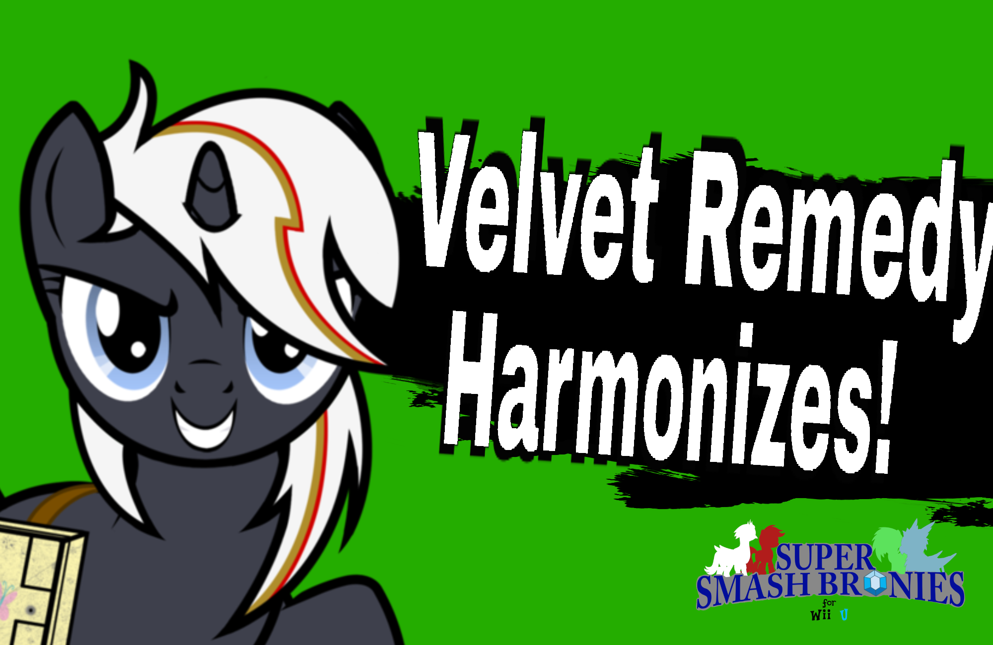 Super Smash Bronies - Velvet Remedy Harmonizes!