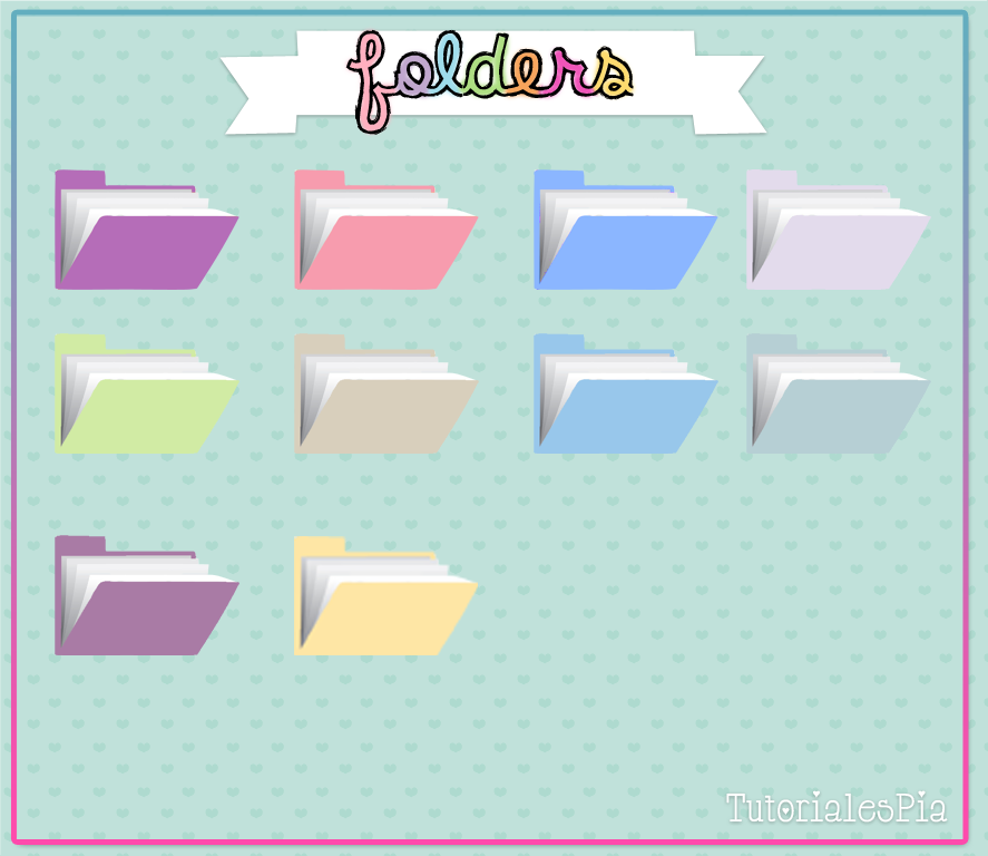 Folders by PiaCanales on DeviantArt