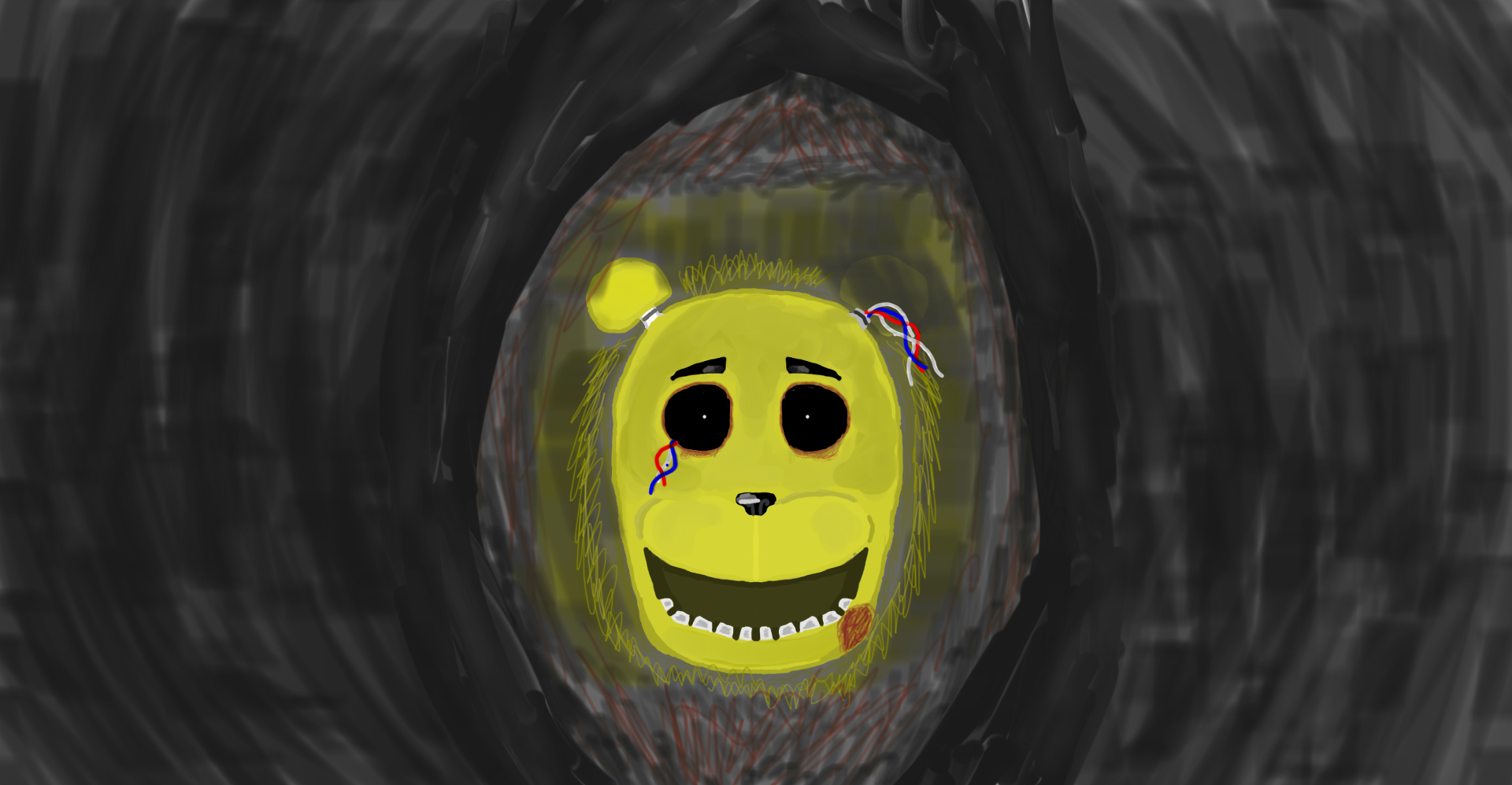 Golden Freddy FNAF 2 Jumpscare by HollyWarrior123 on DeviantArt
