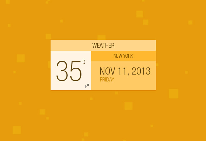 Free Weather Widget .PSD