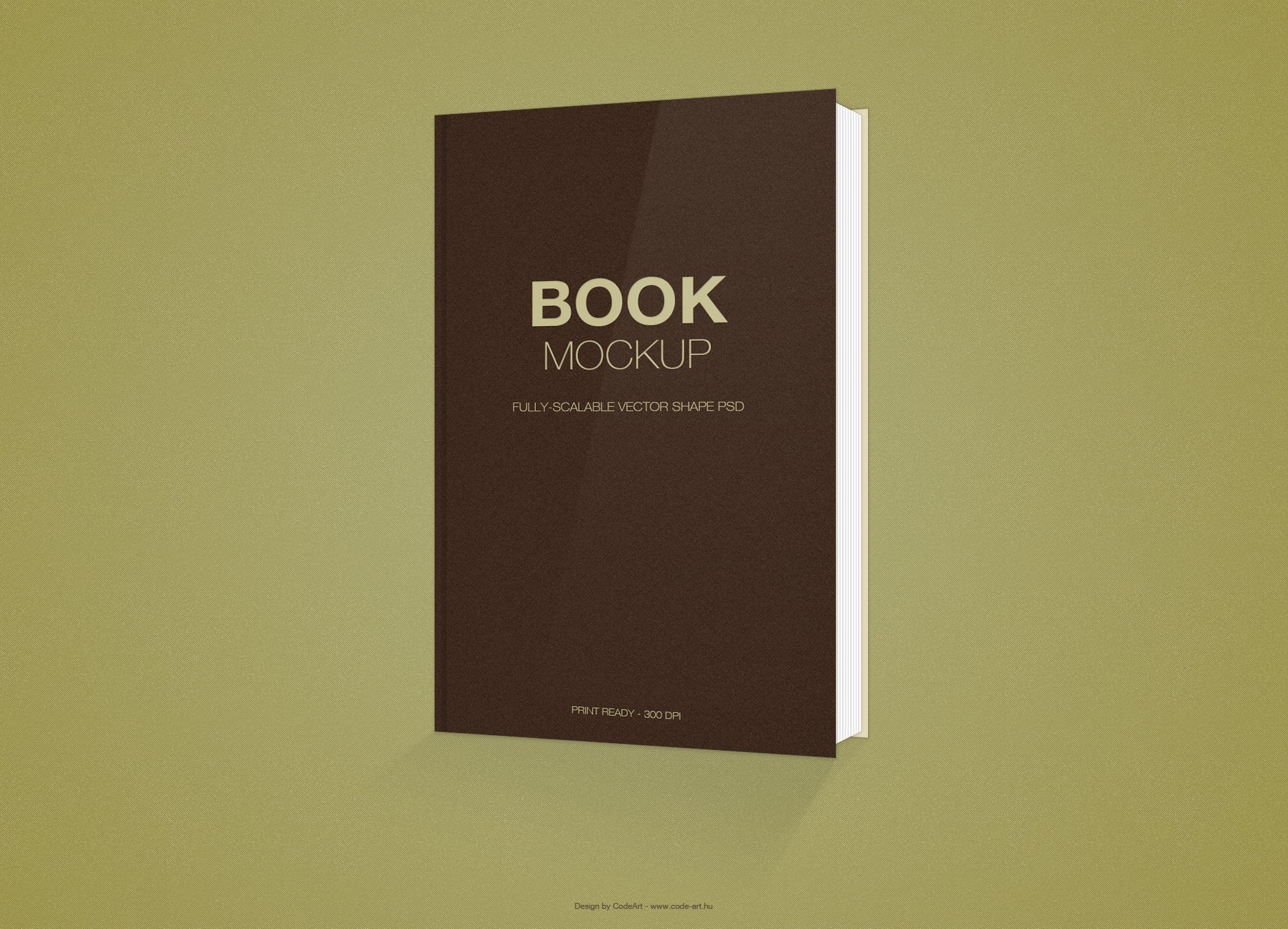 Free Book Mockup .PSD