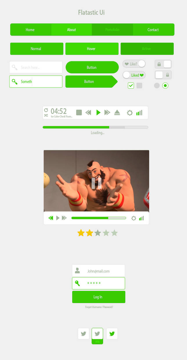 Free Website UI .PSD by YesIMaDesigner on DeviantArt