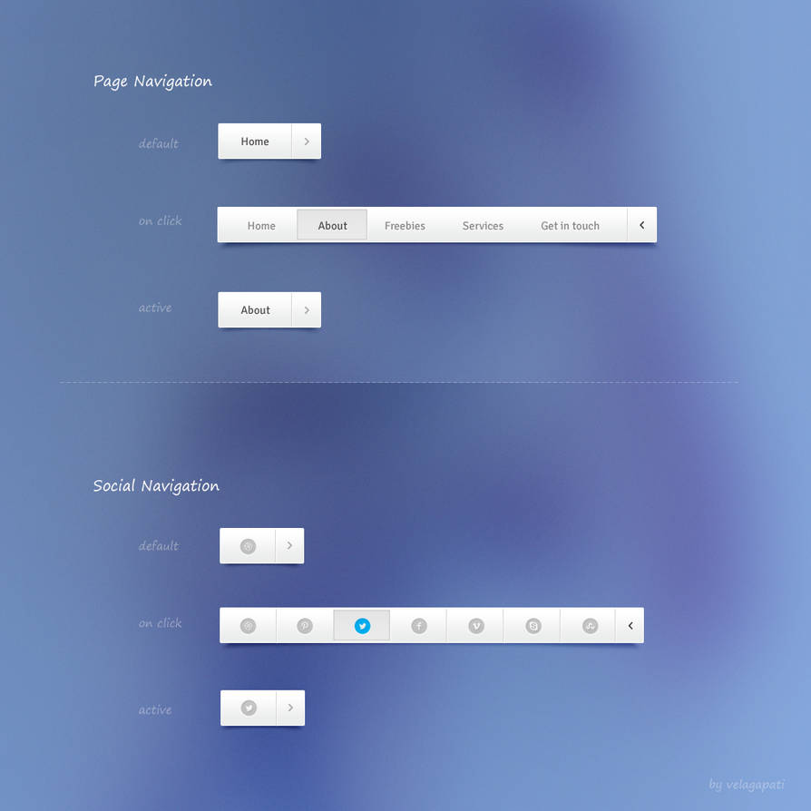 Free Navigation .PSD by YesIMaDesigner on DeviantArt