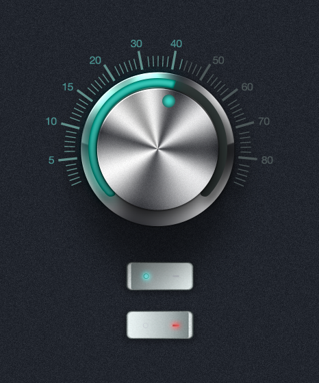 Free Knob .PSD