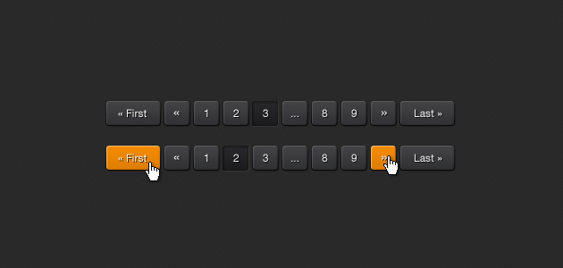 Free Pagination .PSD