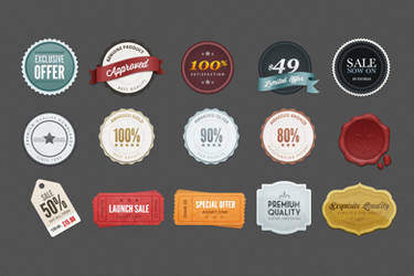 Free Badges .PSD