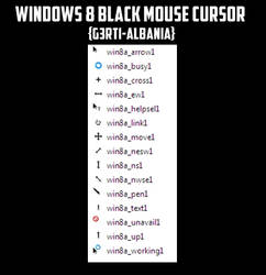 Windows 8 Black Mouse Cursor {G3RTI-ALBANIA}