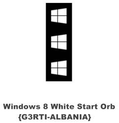 Windows 8 White Start Orb {G3RTI-ALBANI}