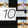 10 Retro Effects Photoshop Actions