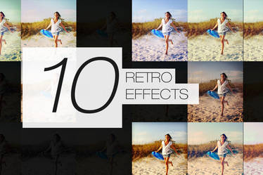 10 Retro Effects Photoshop Actions