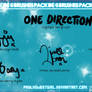 Brush firmas de los miembros de 1D