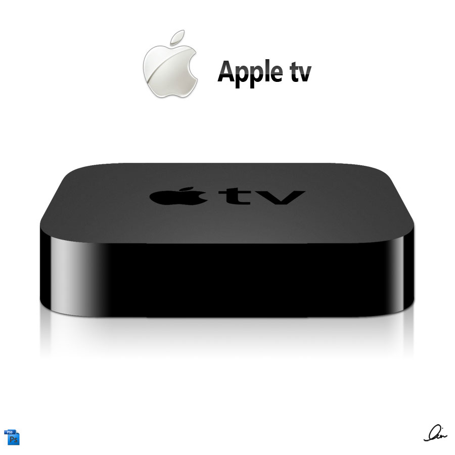 Apple tv .PSD by RezzF on DeviantArt