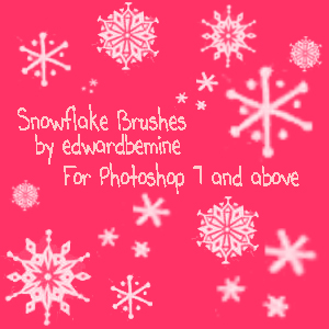 Snowflake Brushes