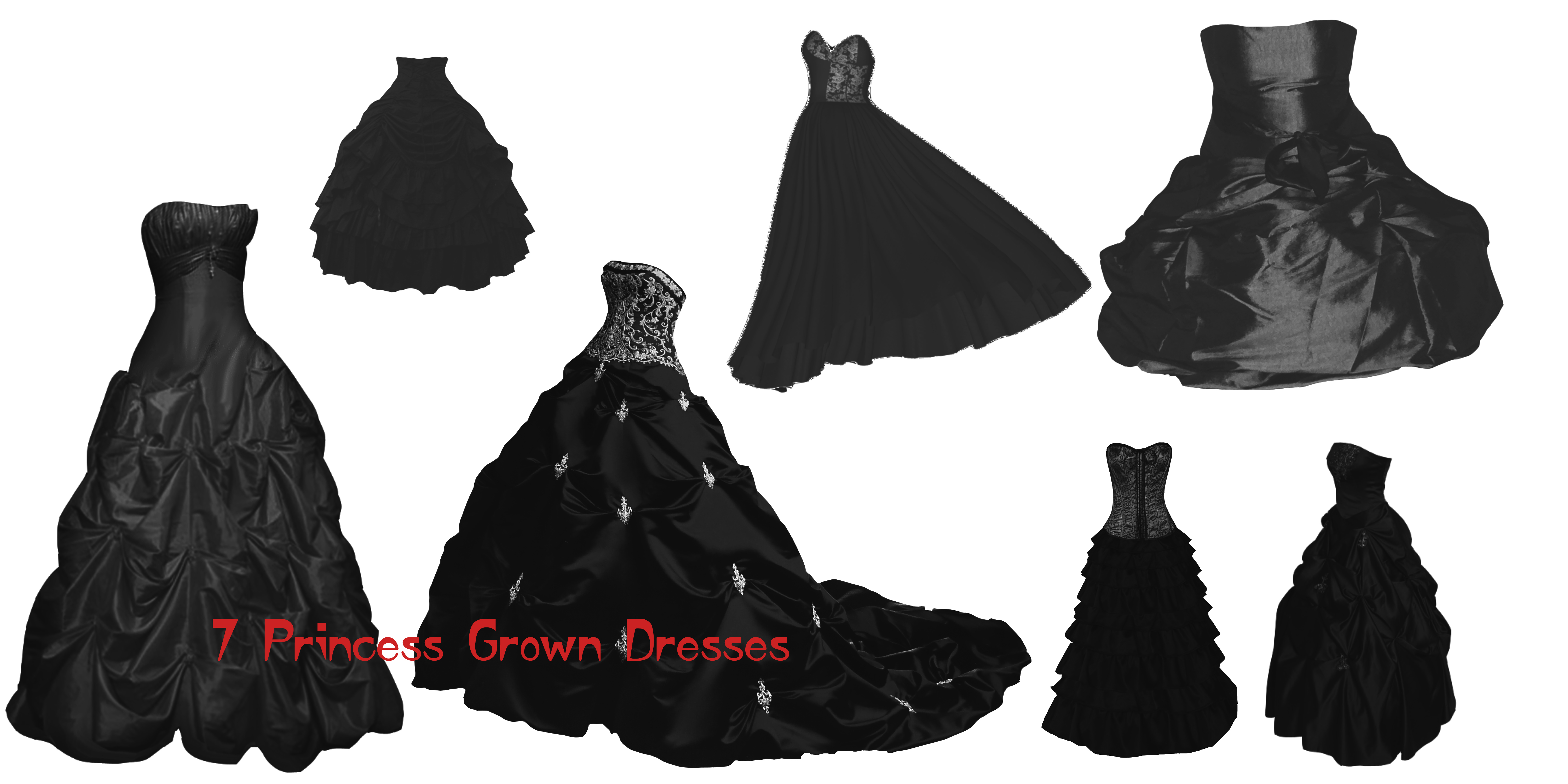 Princess Grown Dresses by farmerstochter on DeviantArt