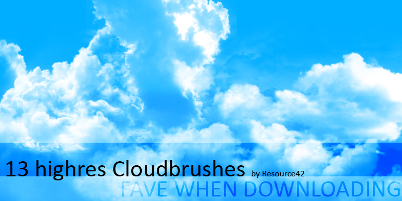 13 cloudbrushes