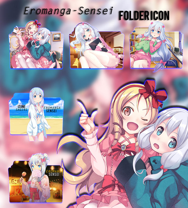 Wallpaper Eromanga Sensei Folder Icon Pack By Akurniawann On Deviantart Free HD