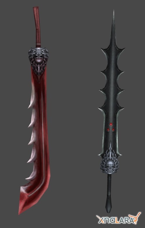 FF X2 - Paine's Dark Knight and Samurai Swords