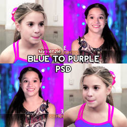 Blue to Purple PSD