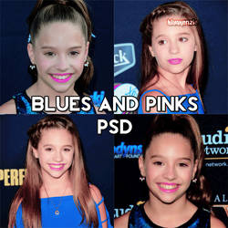 Blues and Pinks PSD