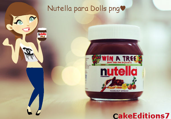 Nutella para dolls  png