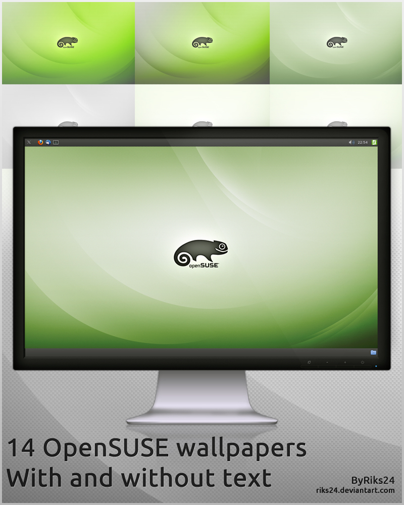 openSUSE backgrounds 14 pack