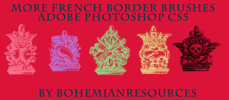 More French Border Brushes