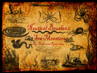 Nautical Brushes2: Sea Monsters