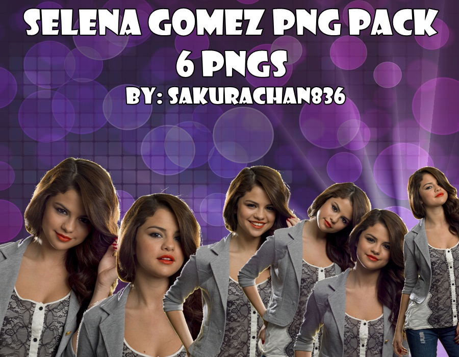 Selena Gomez PNG PACK - 6 PNGS by SakuraChan836 on DeviantArt