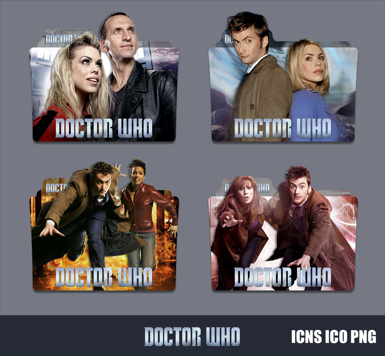 Doctor Who Collection Folder Icon Pack Part 1 by GERALDMCGREW on DeviantArt