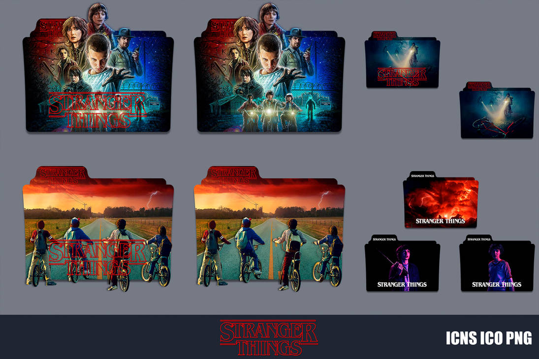 Stranger Things Collection Folder Icon Pack