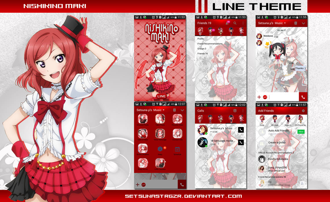 LINE Theme - Maki by setsunastrgzr on DeviantArt