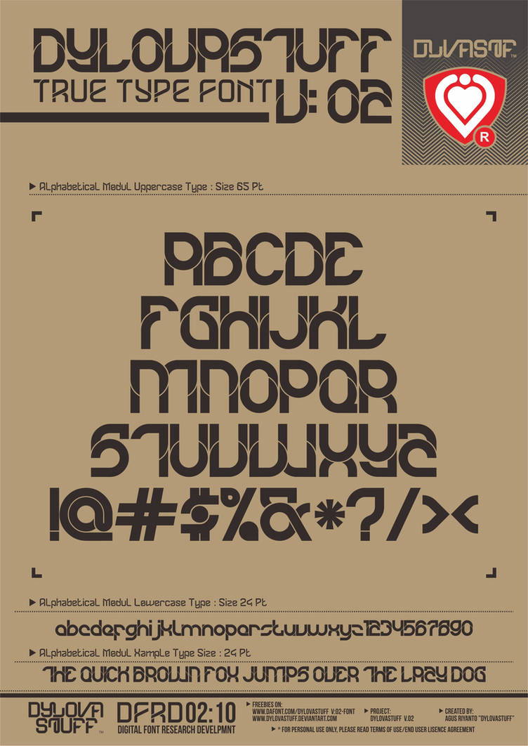 DYLOVASTUFF V:02 ttf by dylovastuff