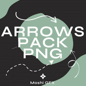 PNG Arrows Pack By Moshi GFX