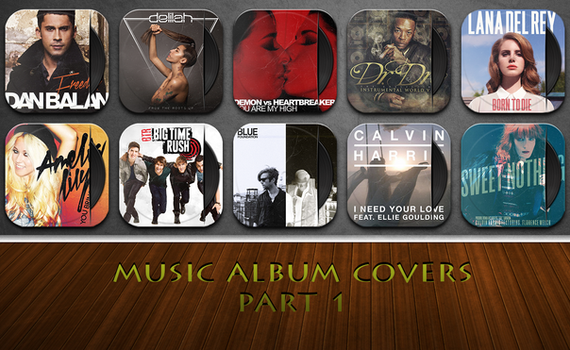 Music Album Cover Icons 1