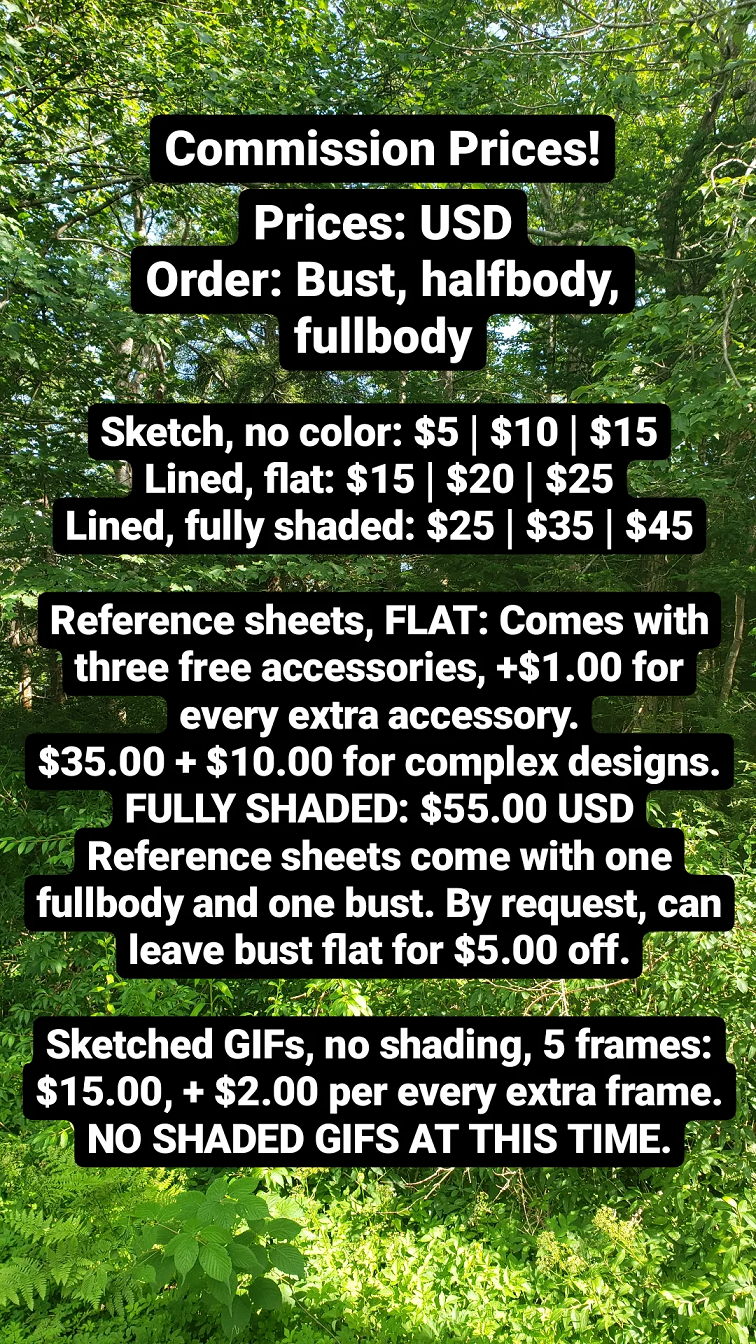 ALL COMMISSIONS 50% OFF by AlchemicAlterations on DeviantArt