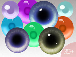 MMD Mixed eye textures