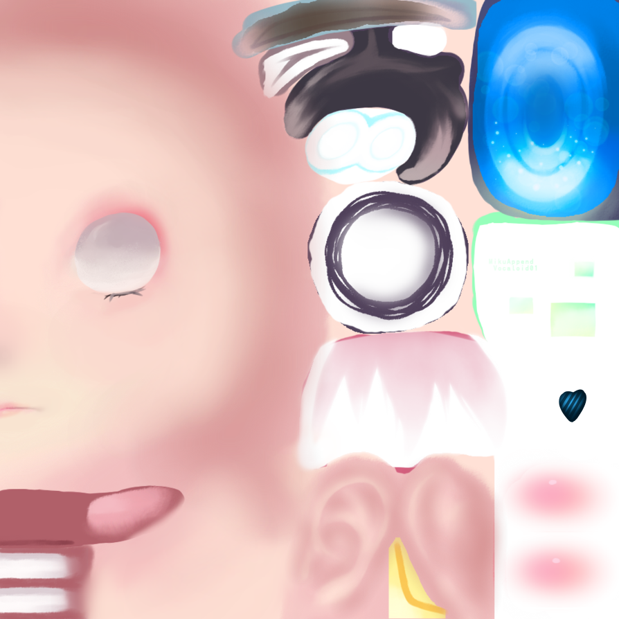 Tda face texture edit