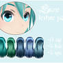 Winter texture pack 1. (eye+hair+spa)