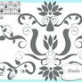 'Green'Ornaments Brush Pack