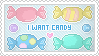 Stamp: I Want Candy (Challenge: Candy)