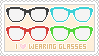 Stamp: I Love Wearing Glasses