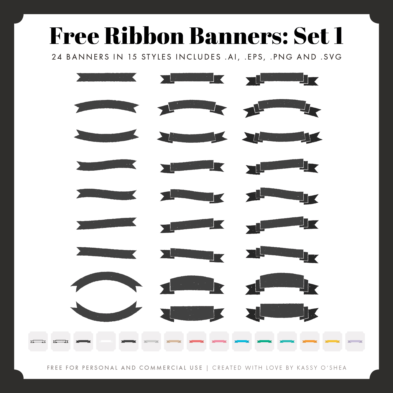 Free Ribbon Banners: Set 1 by apparate on DeviantArt
