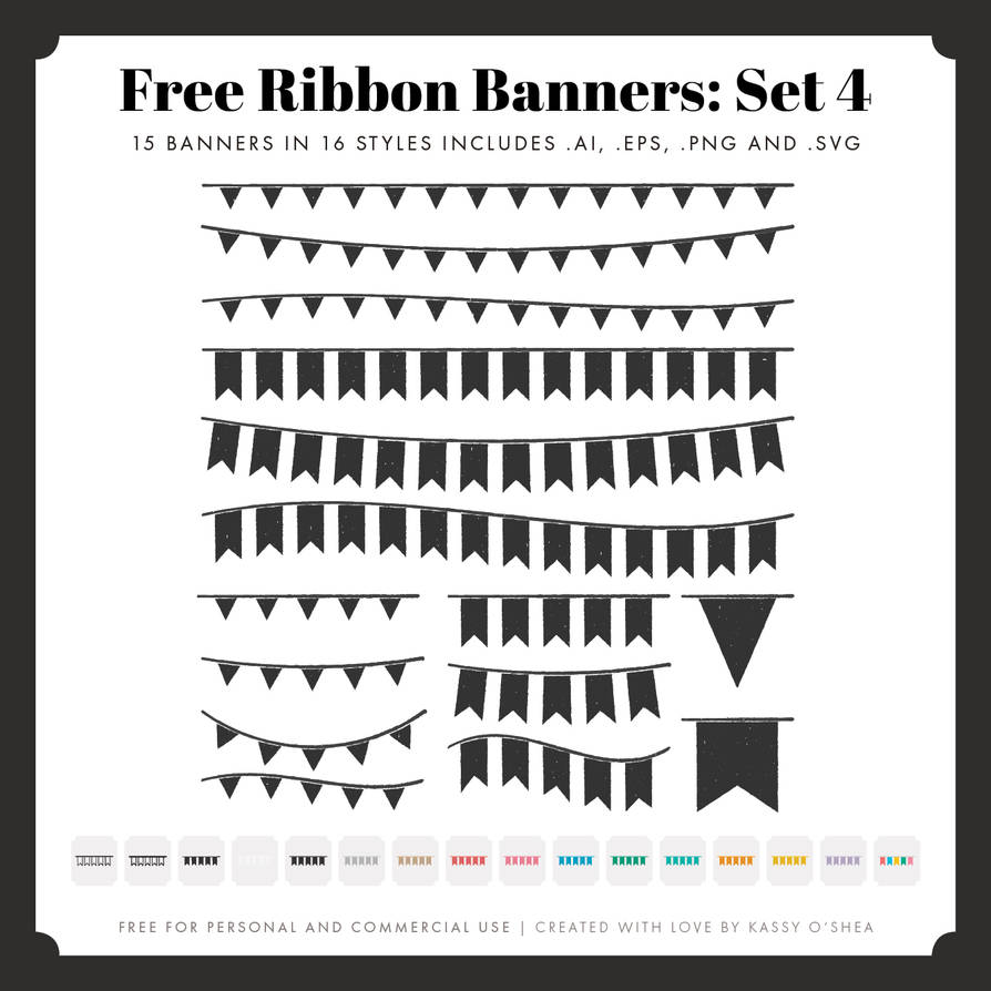 Free Ribbon Banners: Set 4 by apparate on DeviantArt