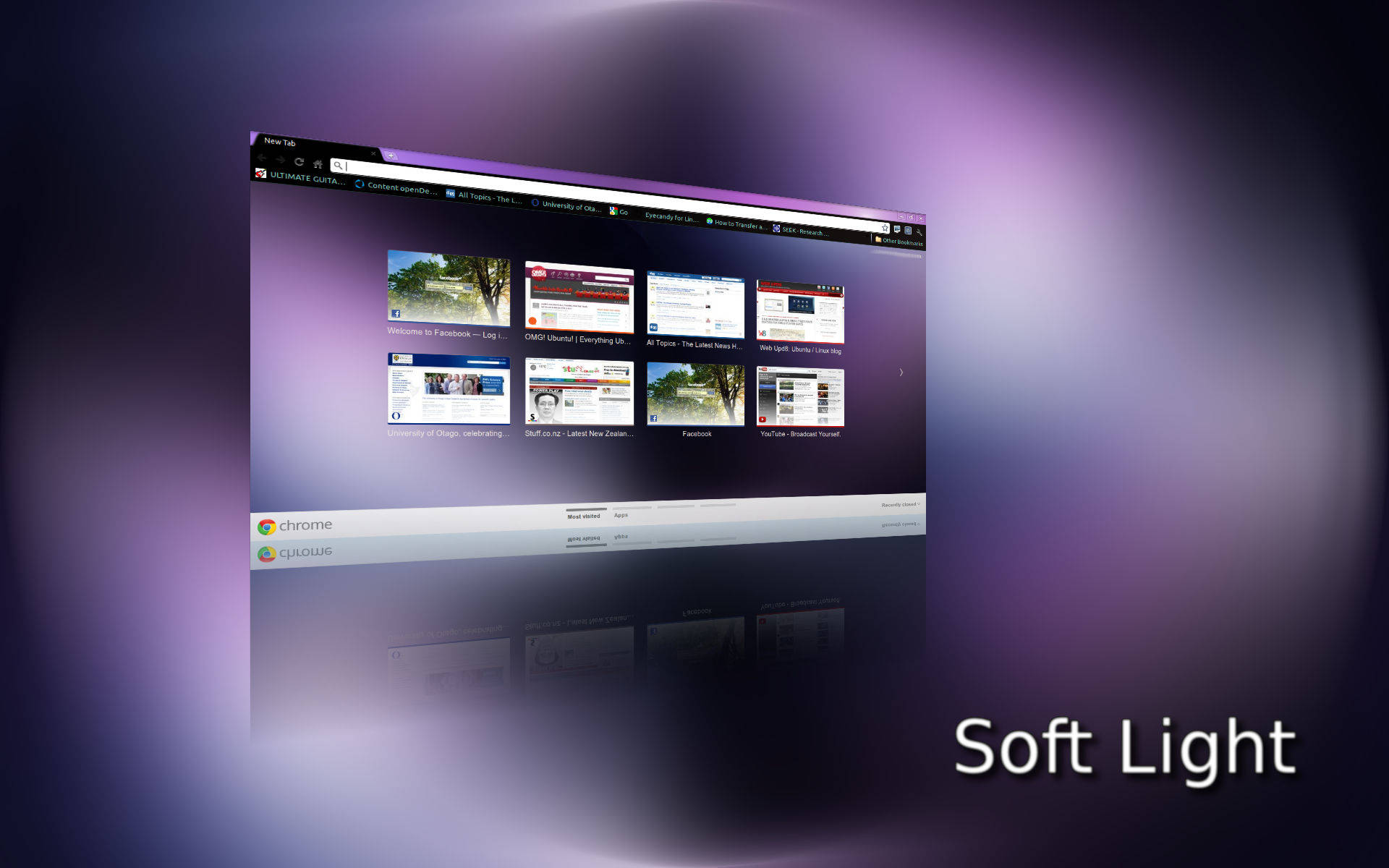 Soft Light Google Chrome Theme by perj132 on DeviantArt