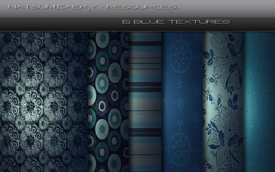 6 Blue Textures Resources Pack