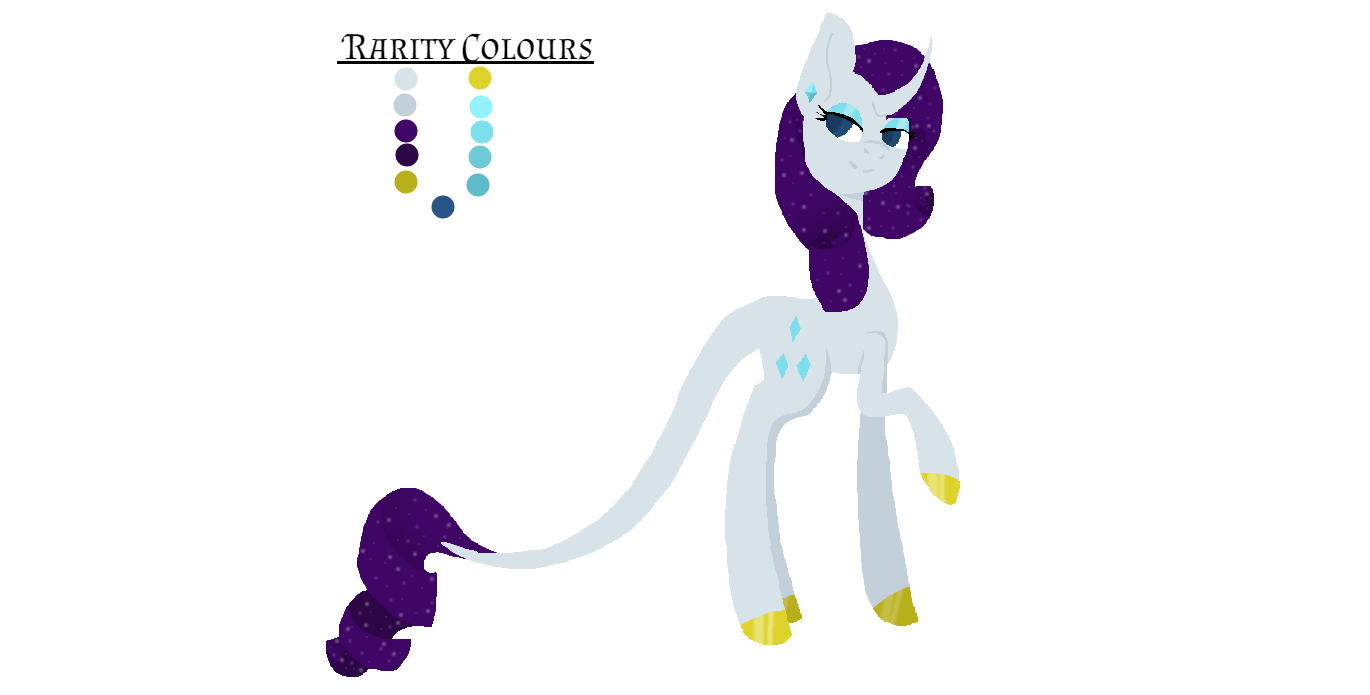 Redesigning Rarity by monochrome-sunsets on DeviantArt