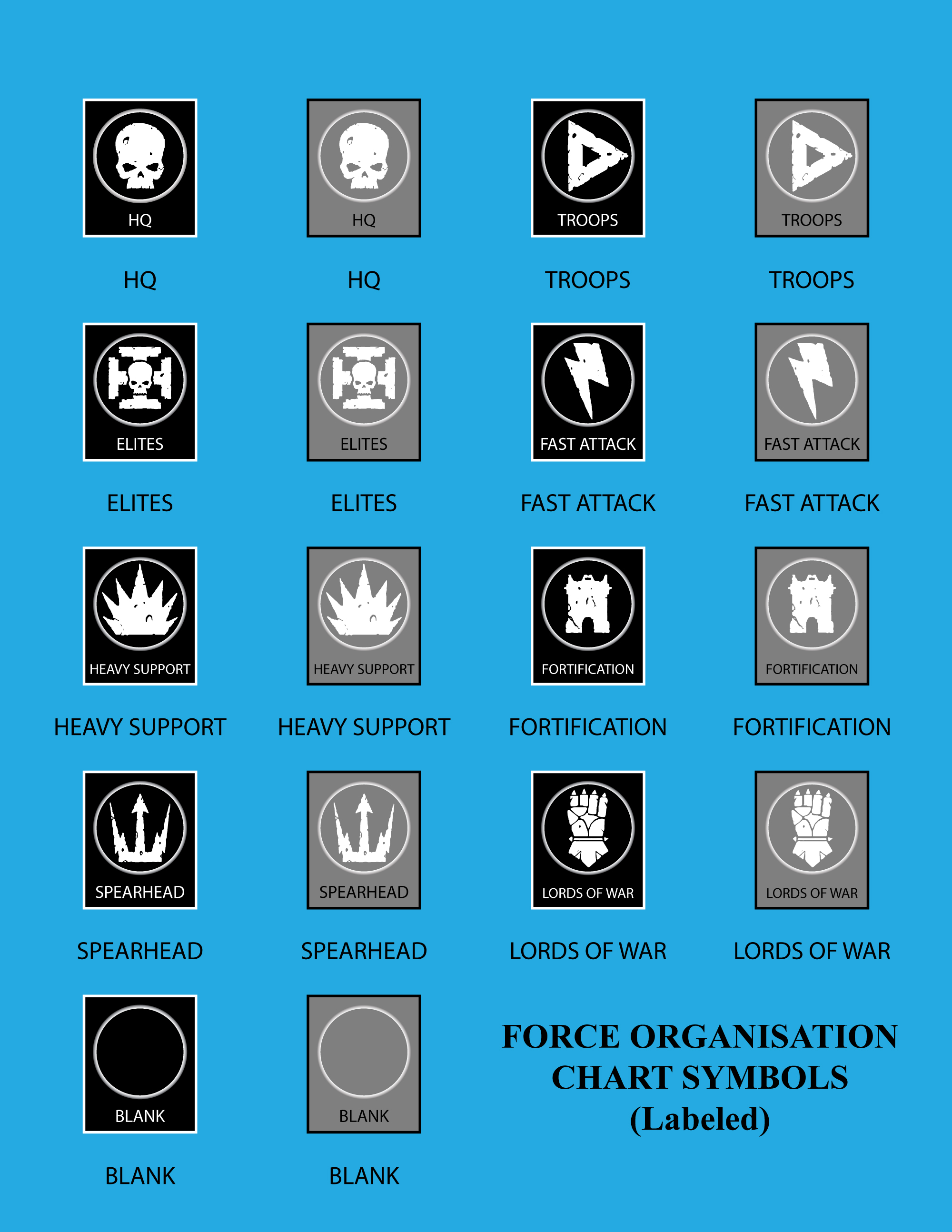 Org Chart Symbols
