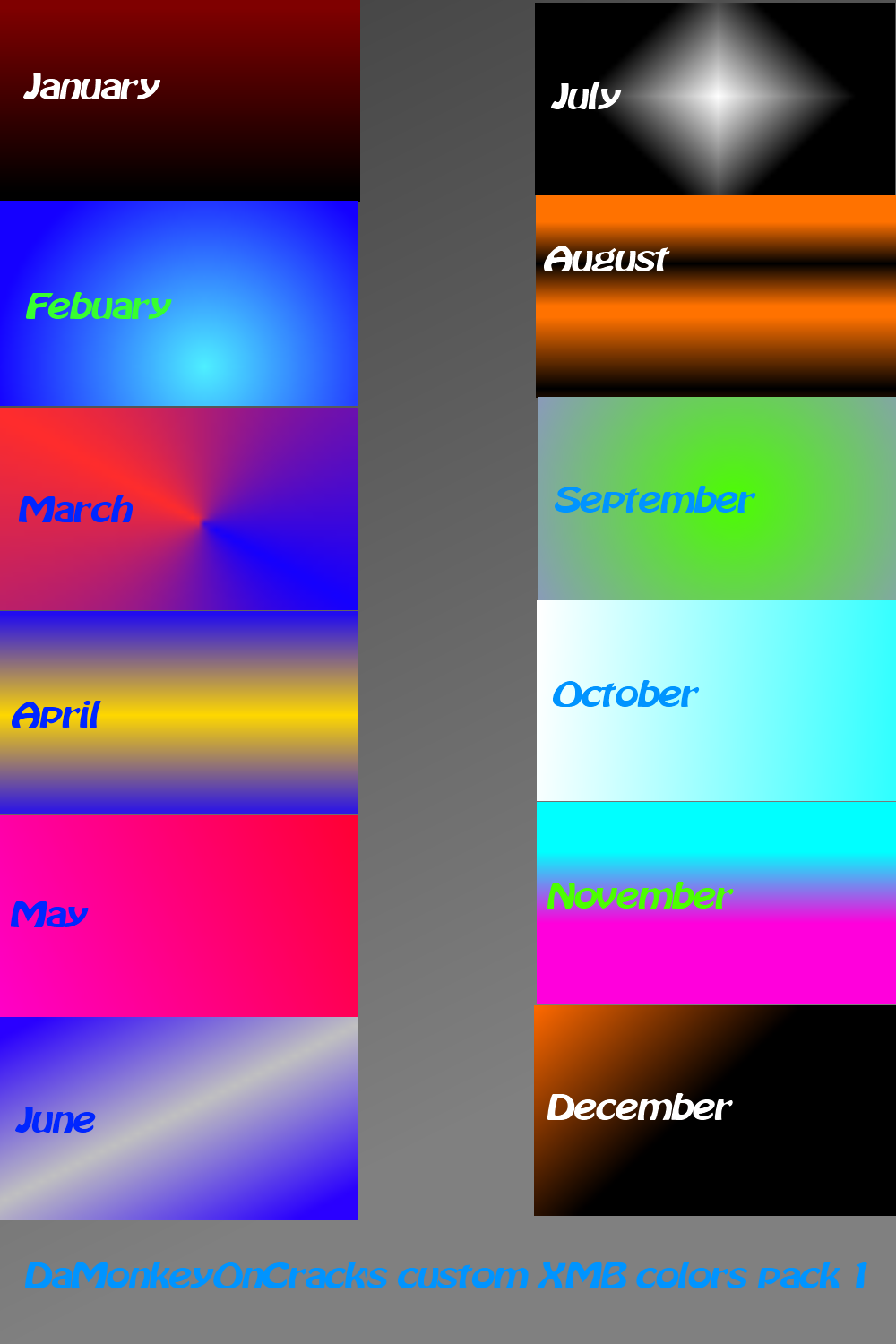 PSP XMB color pack 1 by DaMonkeyOnCrack on DeviantArt